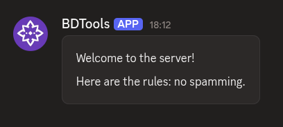 Text display inside container
