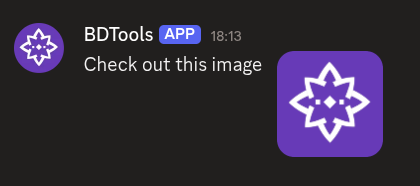 Text display inside section